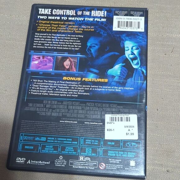 Final Destination DVD Lot 1, 2, 3, & 4 - Picture 10 of 13